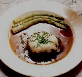 Gebraiseerde kalfsborst met kruiden